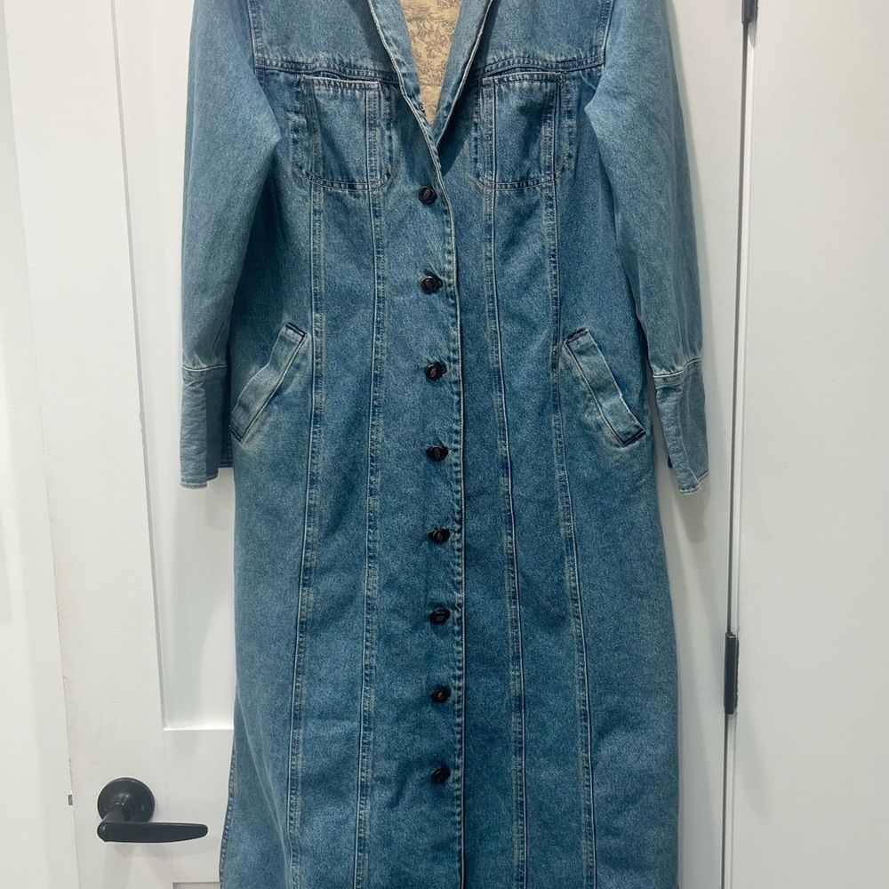 J. Jill Blue Jean Jacket Coat